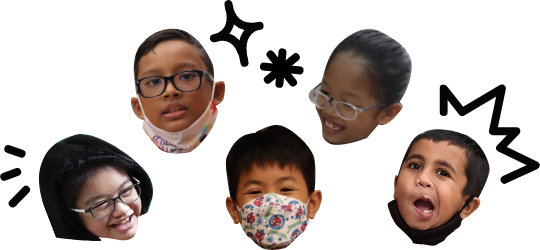 Chân dung các em học sinh tham gia chương trình Stick'em